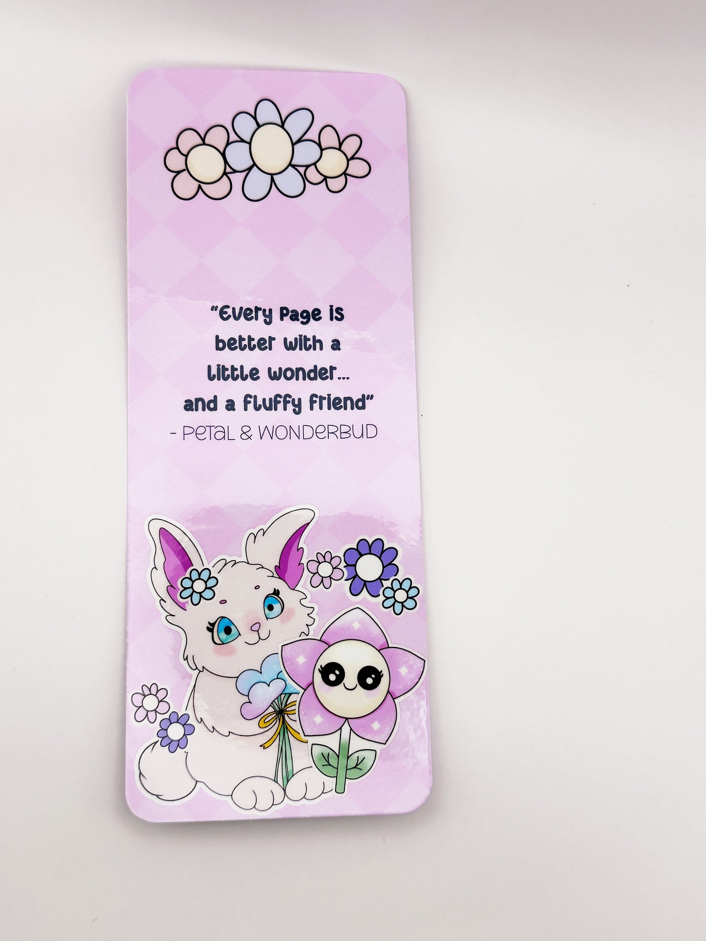 Wonderbuds Traditional Bookmark: Petal and Wonderbud