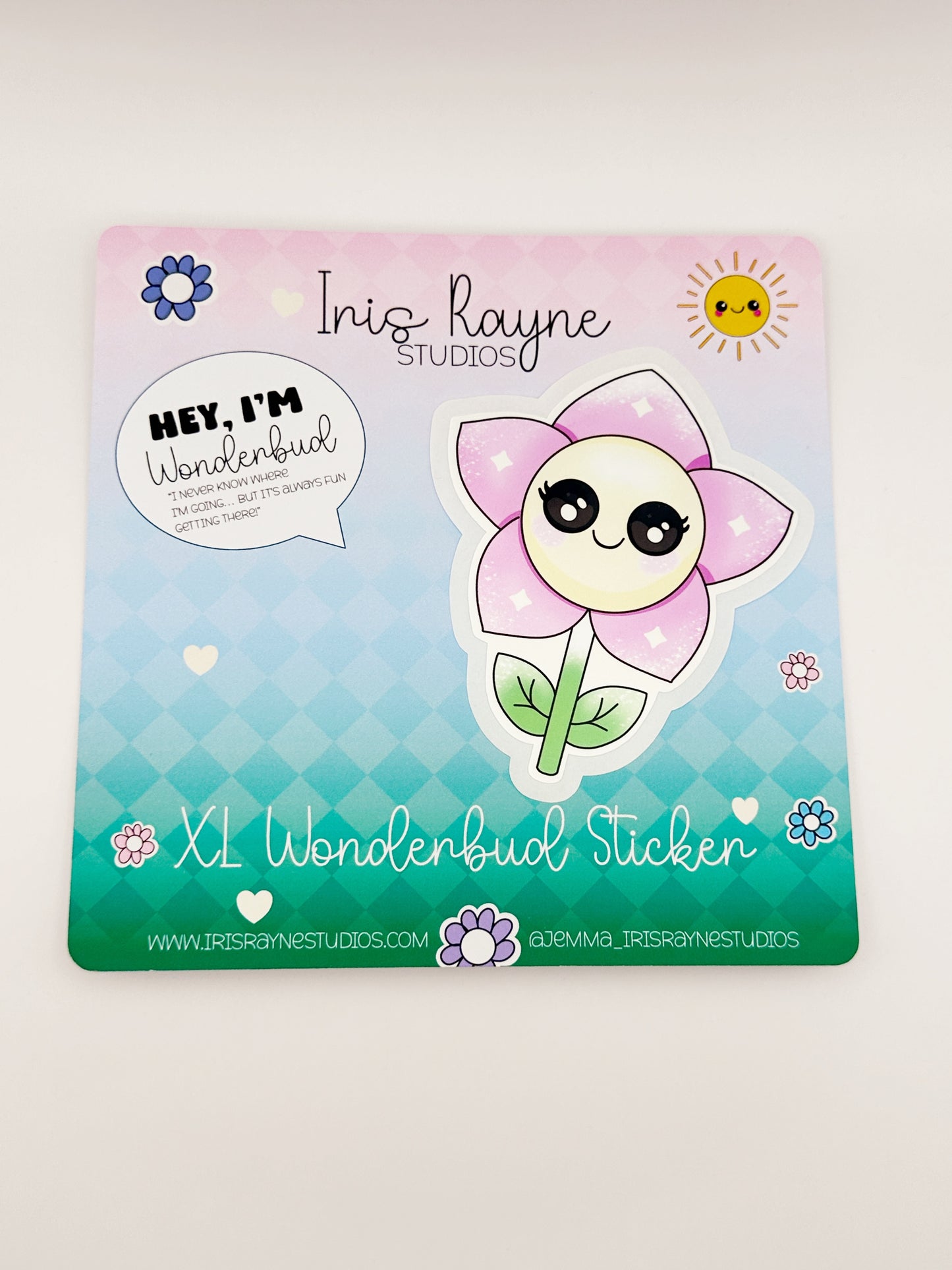 Wonderbud XL Die Cut Sticker
