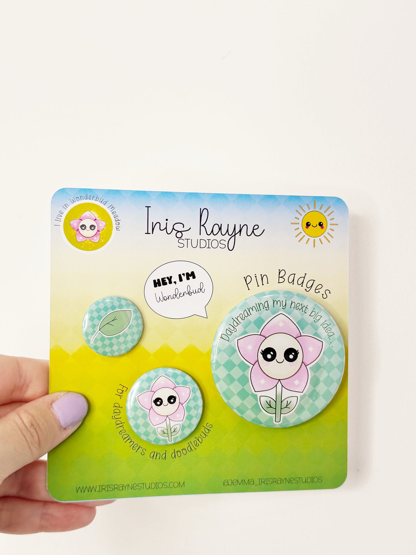 Wonderbud Badge Set - 3 Piece Collection