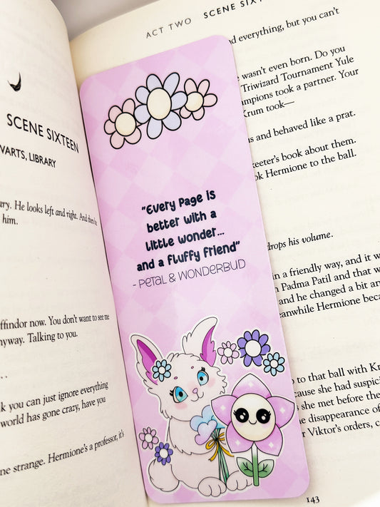 Wonderbuds Traditional Bookmark: Petal and Wonderbud