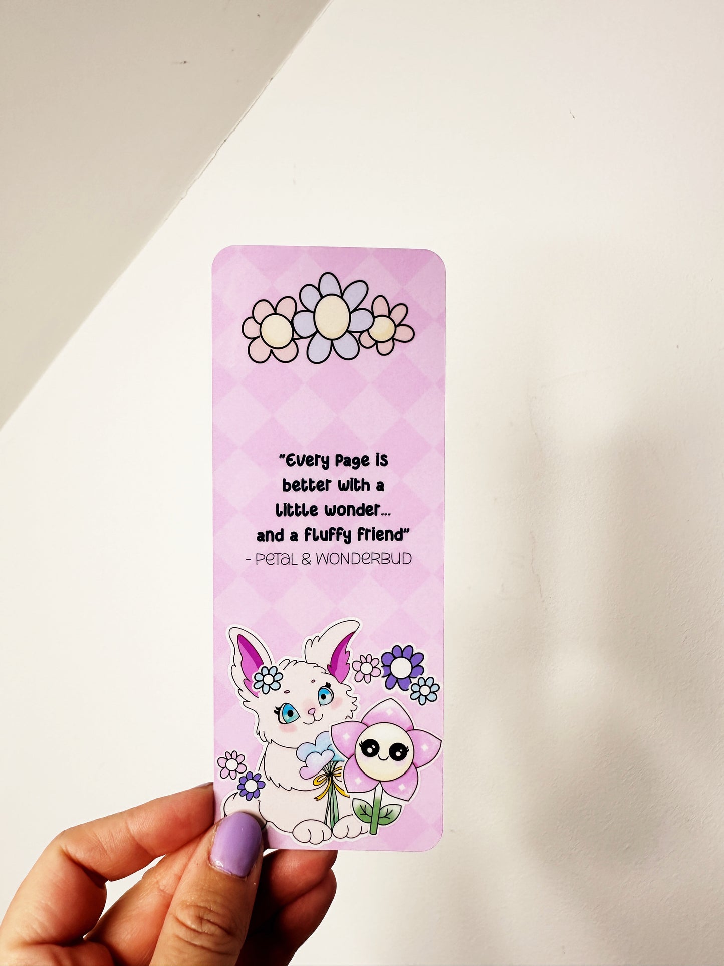 Wonderbuds Traditional Bookmark: Petal and Wonderbud