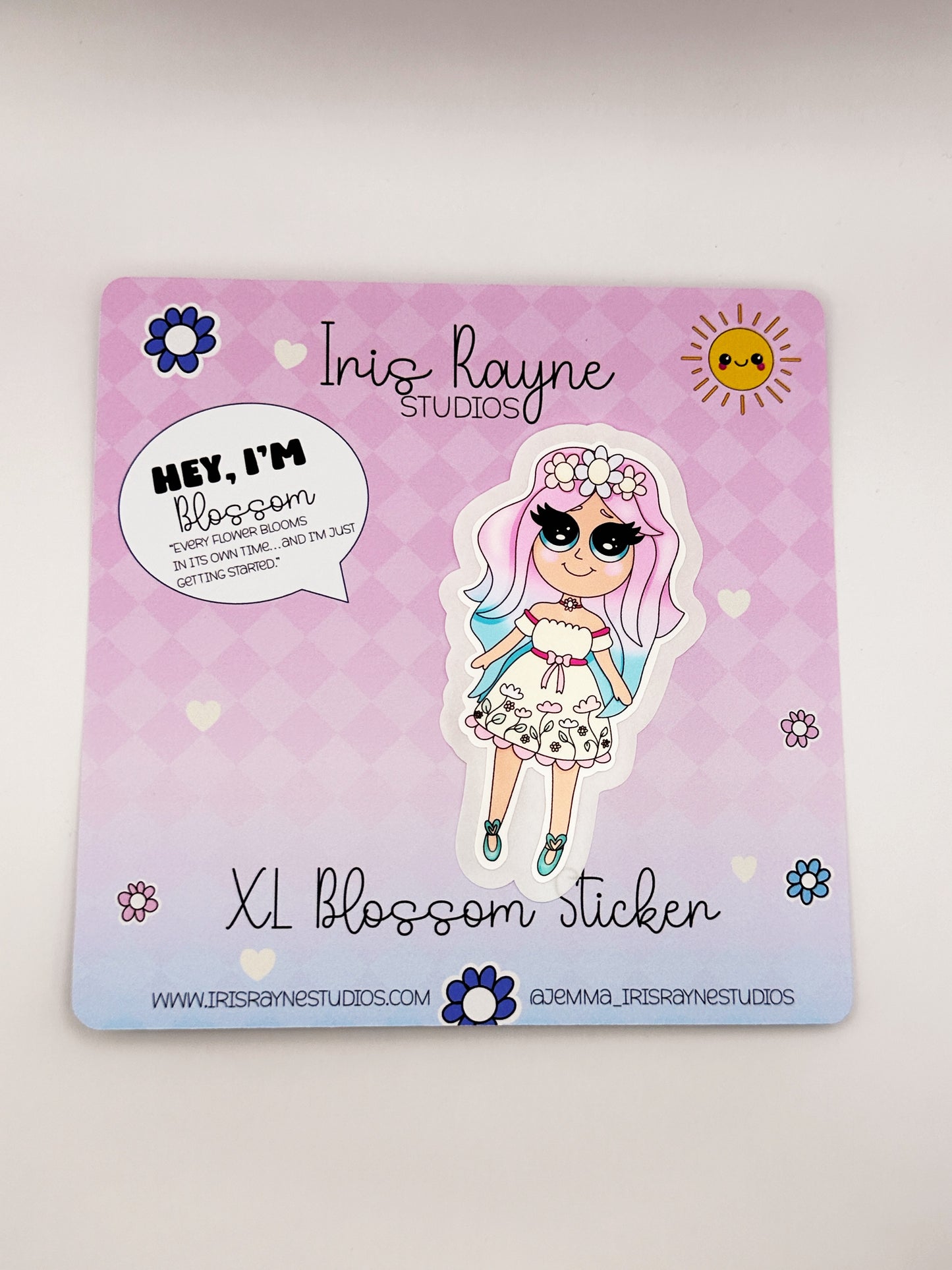 Blossom XL Die-Cut Sticker