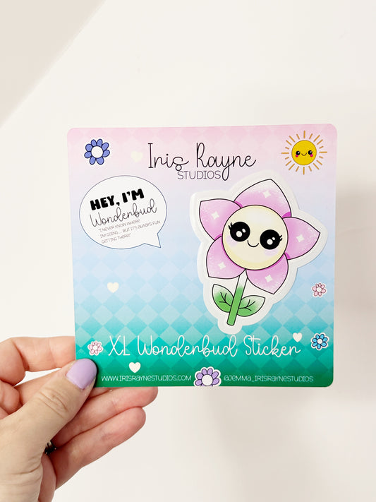 Wonderbud XL Die Cut Sticker