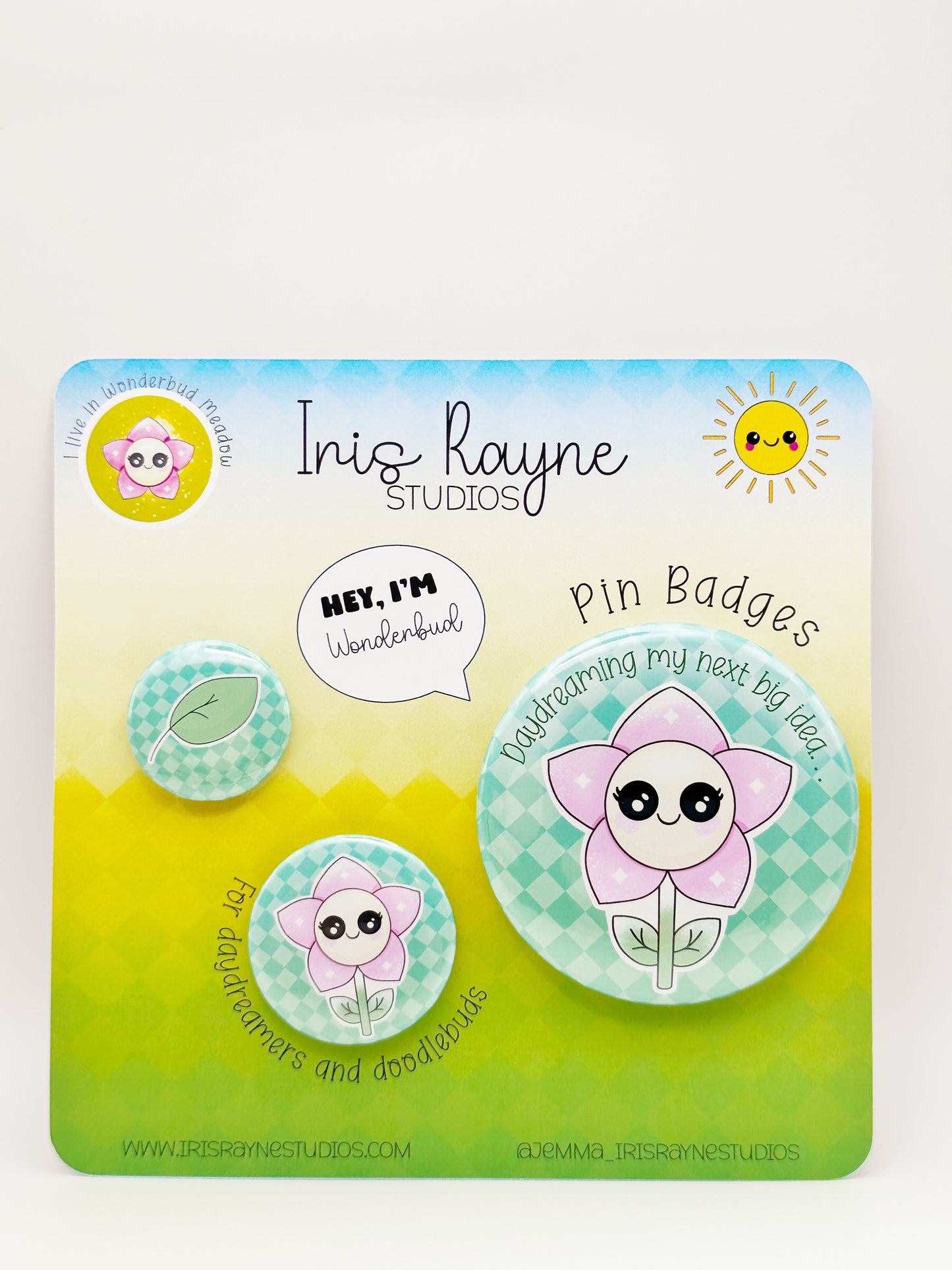 Wonderbud Badge Set - 3 Piece Collection